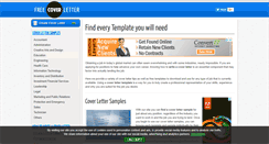 Desktop Screenshot of freecoverletter.org
