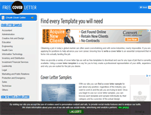 Tablet Screenshot of freecoverletter.org